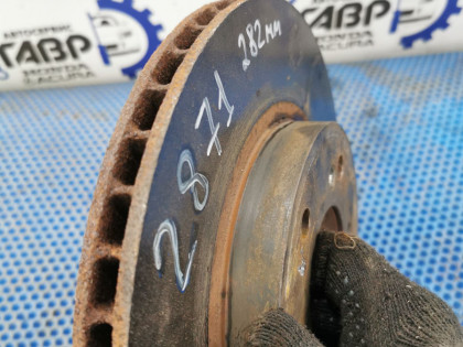 Диск тормозной передний 282 мм Honda Accord Wagon HONDA ACCORD WAGON OEM 60202622VSX CH9 2002